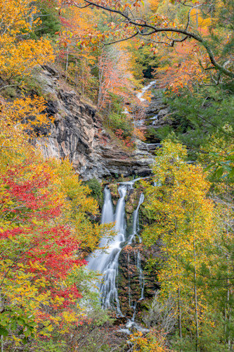 Fairfield lake lonesome valley silver run falls bust your butt falls cullasaja falls fall 10 16 2023  1316 s1vptk