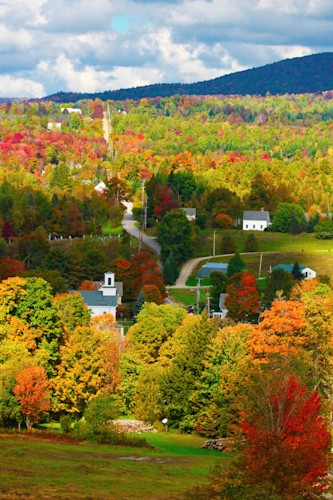 A fine autumn morning in lincoln vermont garnea