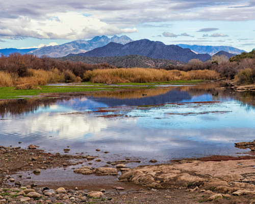 16x20 mountain river  reflection salt river cf ton sunl detex 7259 q1inqn