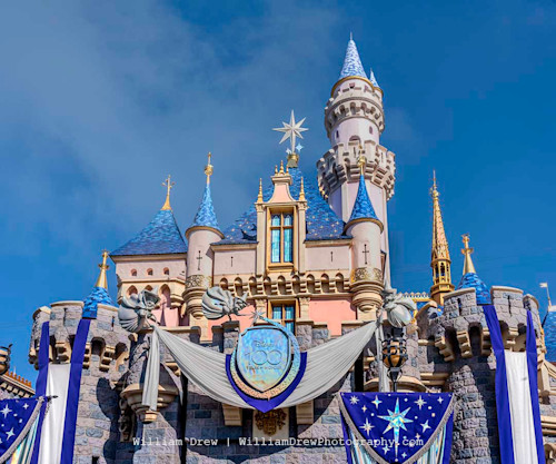 disney castle wallpaper mural