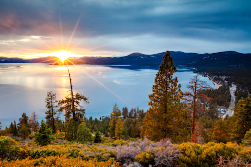 Sunset at lake tahoe 53 cqbwaj