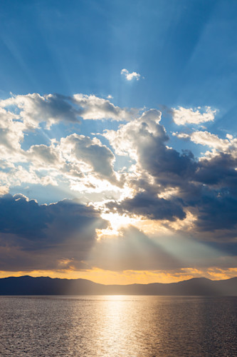 Crepuscular rays over lake tahoe 2 c4fivy