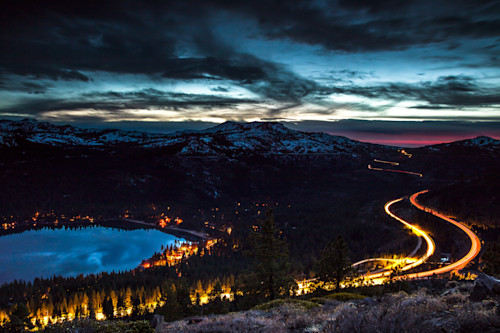 Donner lake sunset 39 knqsan