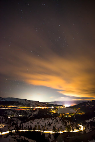 Donner lake at night 3 wfdqik