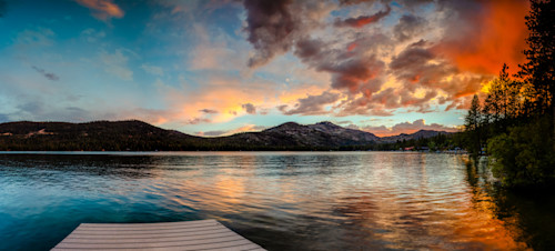 Donner lake sunset 64 jan3iv