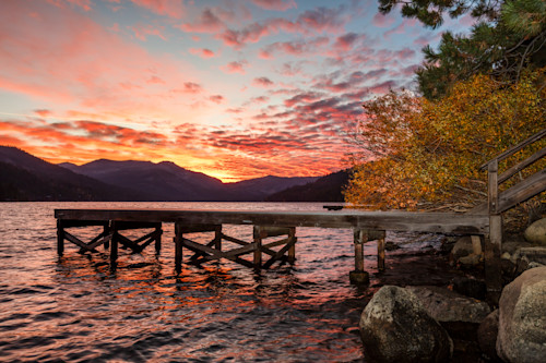 Donner lake sunset 72 trjhkm