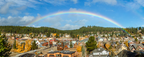 Rainbow above downtown truckee 3 t030np