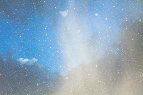 Snowy sky abstract 1 pzlrpg