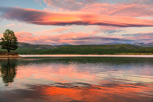Sunset at boca reservoir 10 vk7ucs