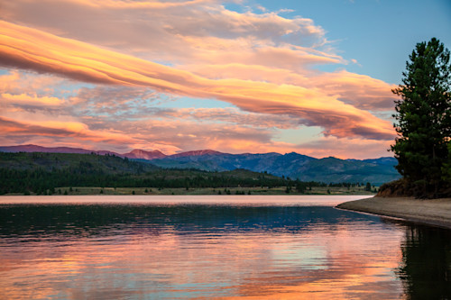 Sunset at boca reservoir 9 i296wy