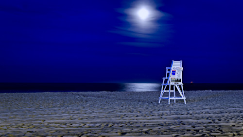 Scott kasden ocean city md life guard chair at night msly7k
