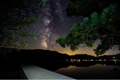 Milky way above donner lake 8 pqywkf