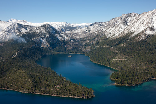 Emerald bay lake tahoe aerial 6 kdnbhv