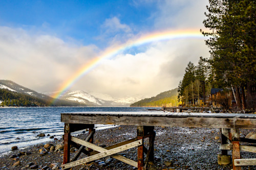Rainbow over donner lake 5 pqlgsu