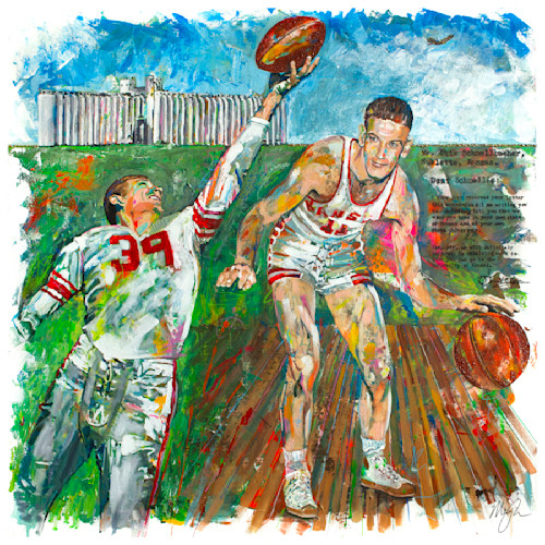 The '12 Painted Print, Framed 16x16 Art | Megh Knappenberger Art, LLC