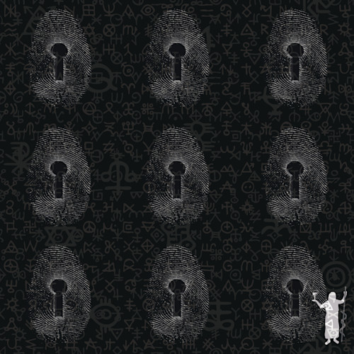 Tumbprint 9 symbols ycfvan