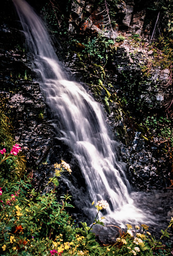 Waterfall gunnison natl forest fuji provia jhe00058 bs1iou