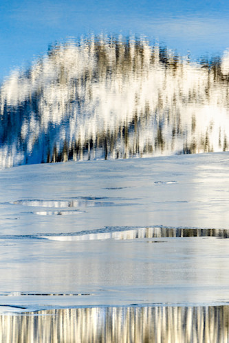 Donner lake surface abstract 1 jvutao