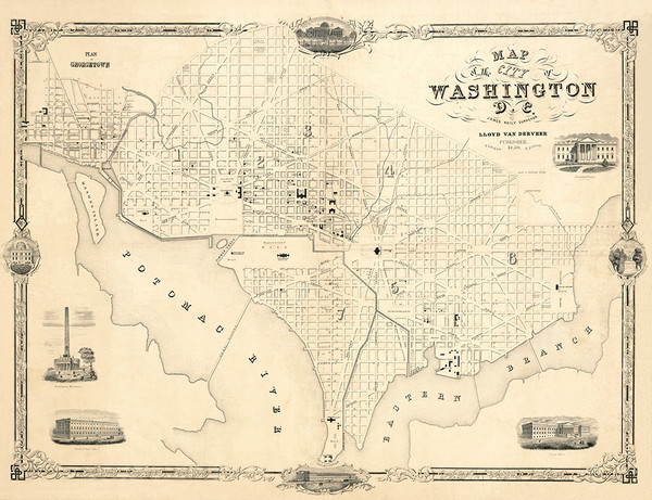 Washington D. C., 1850