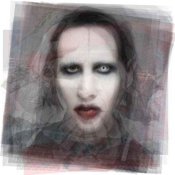 Art Print Poster Canvas  Marilyn Manson