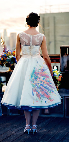 Painting Wedding Dress