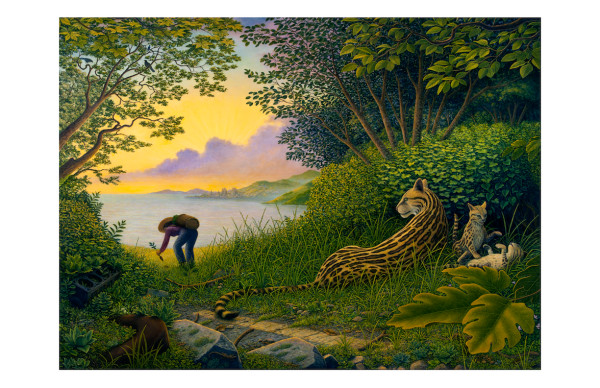 Restoring The Future 11x17 Ecoprint Markhensonart
