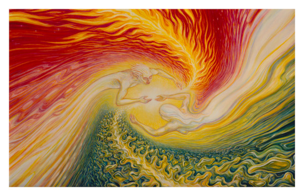 Elemental Attraction 11x17 Ecoprint Markhensonart