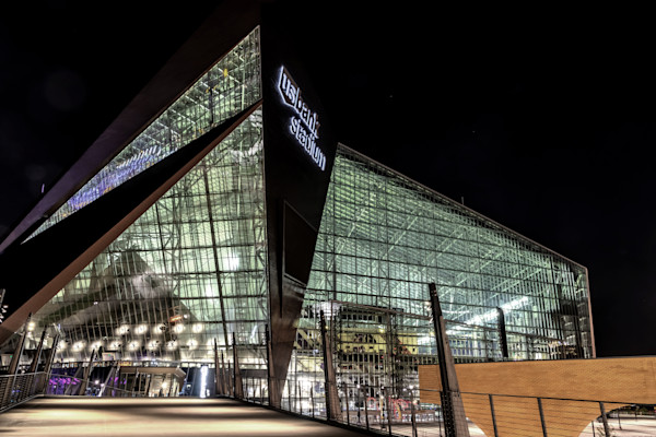 Viking Ship at US Bank Stadium 2 Twin Cities Statium Art by William Drew  Photography