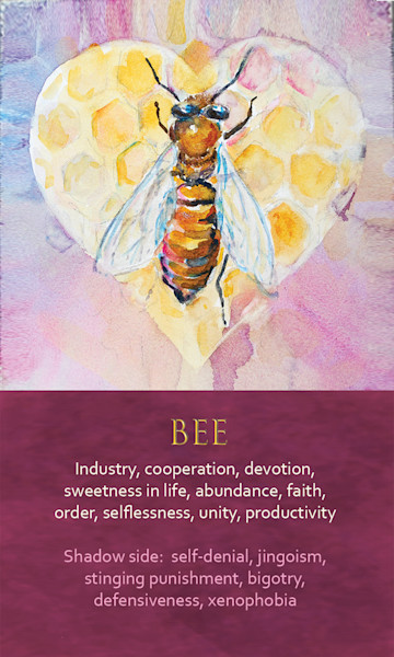 Bee_Spirit_Animal_Oracle_Print