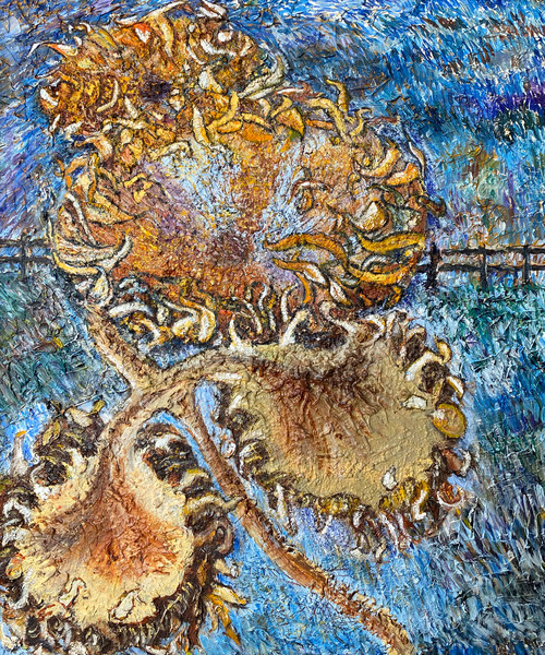 Sunflowers Art Jenny McGee Art