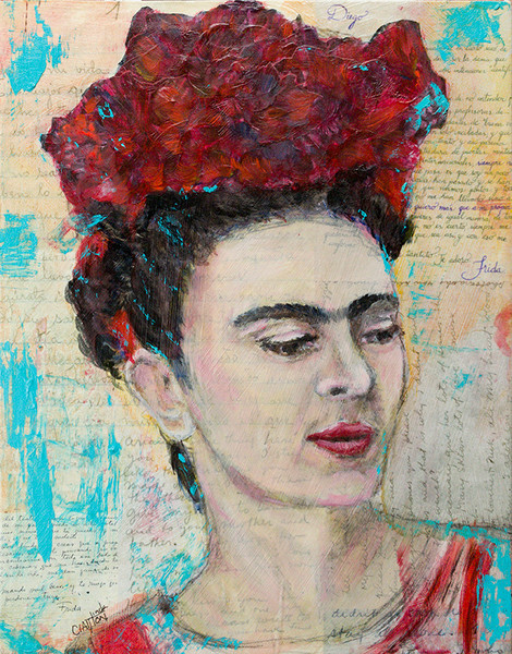 Frida's Letters, By Linda Clayton | Kristi Abbott Gallery & Studio