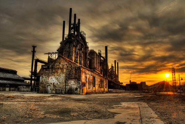 Sunrise on the Stacks - Michael Sandy Photography