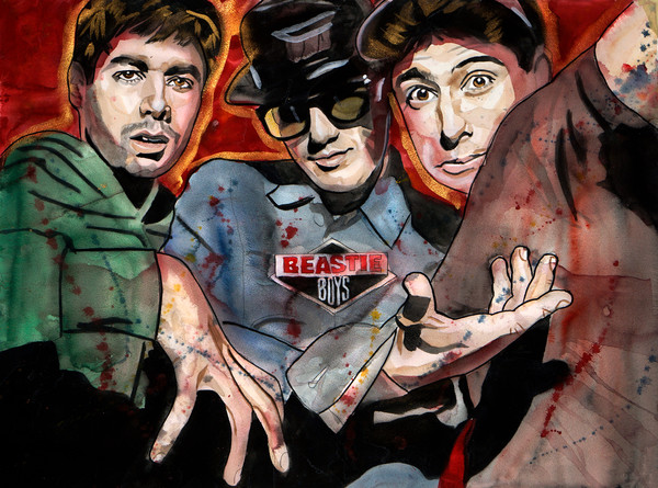 Kozik Beastie Boys ブルースリー BEASTIE BOYS Gig POSTER KOZIK S/N Edition 1995 32
