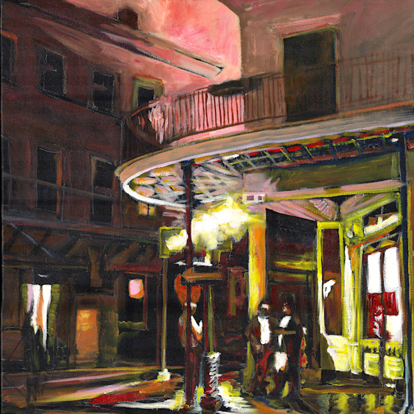 Night Shift At The A & P On Royal And St. Peter New Orleans Art