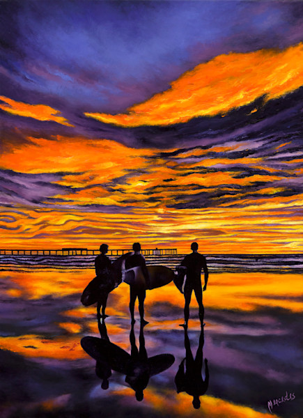 WTW モーガンマッセン ウッドアート SUNSET SURF A3 1511100035407|モーガンアクリルアート サンセットサーフ A3