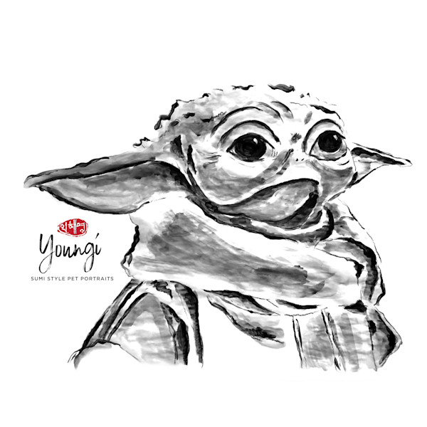 Baby yoda pillows Art YoungiSumistyle pets