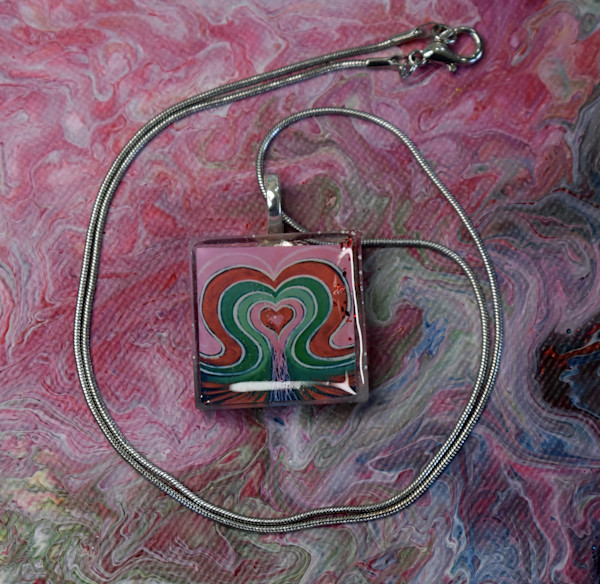 Grounded Love Art Pendant ManningLewis Studios, LLC.