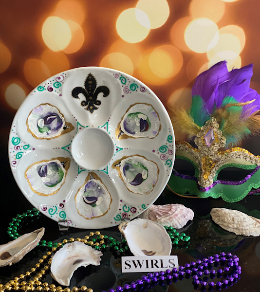 Mardi Gras Swirls | Kristine Kainer