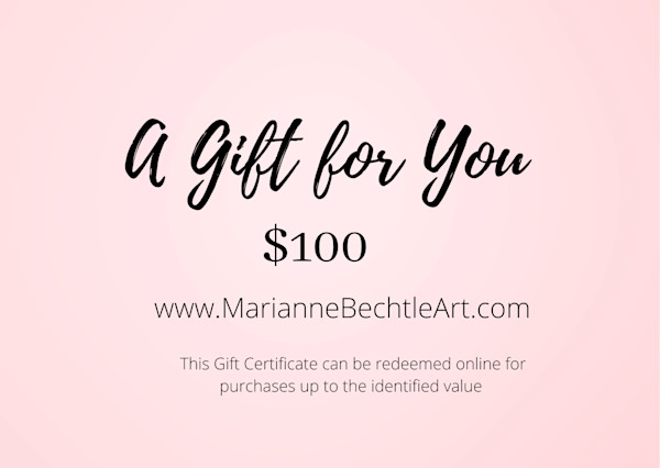 Gift certificates Art | Marianne Bechtle Art