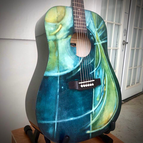アート・デザイン・音楽 Acoustic Guitar Workshop Fine art guitars Art | WaterMusicArt Studios