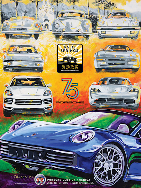 Porsche Parade '23 Art | Telfer Design, Inc.
