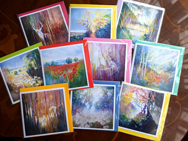 Set Of Gill Bustamante Greeting Cards | Gill Bustamante Artist