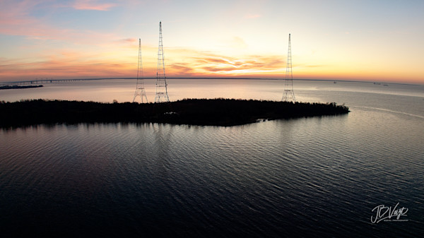 Greenbury Point At Sunrise Art | Jeff Voigt Owner/Aerial Photographer