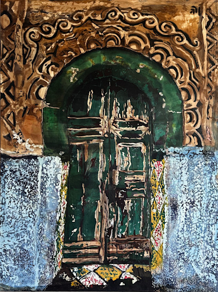 Behind The Green Door Art | M.C. Gill Tropical Art at the Funky