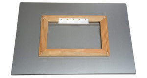 Wood Float Mount with Canvas Hanger