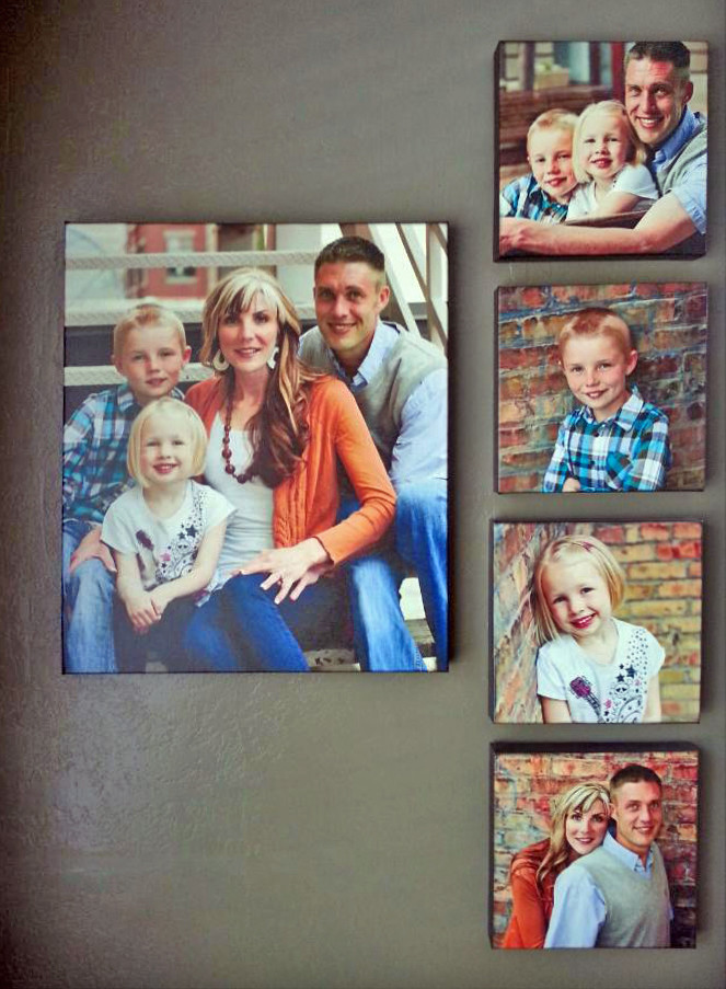  Valentine's Day Gift Guide - Family Portrait Custom Canvas Prints 