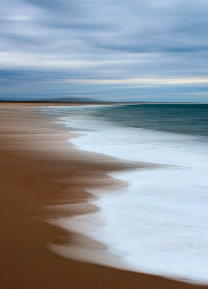weekapaug beach, westerly, ri, vertical, beach photograph, abstract beach art, ocean waves photo, blue, teal, brown