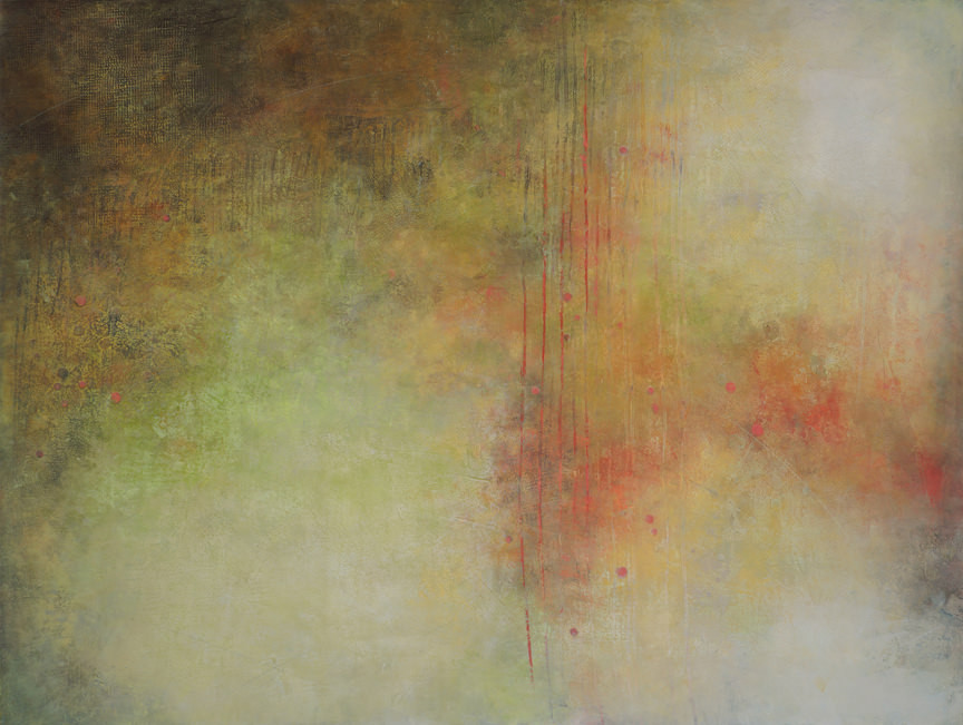 Click to see "Loud Whispers" contemporary abstract painting.