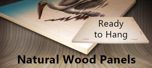 natural wood panels