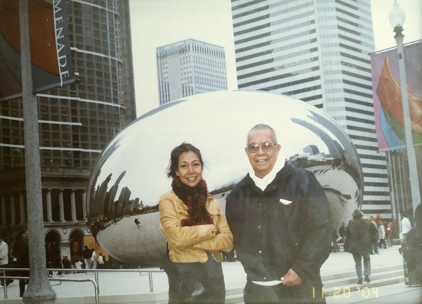 Me and my Dad in Chicago, 2004.
